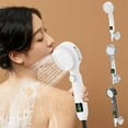 thumbnail image 1 of Sentmoon Shower Head Turbo Shower Head Home Bath Shower Nozzle Water Heater Filter Shower -4 Bathing Modes- One Pressurised Water Stop Function Shower Head- Intelligent Digital Show, 1 of 9