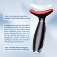 thumbnail image 7 of Balomy Face and Neck Massager Light Therapy, 3 Colour Modes and Vibration Facial Massager, Face Sculpting Tool for Double Chin and Skin Care (Black), 7 of 7