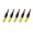 Yellow, variant on PBIYXQC 5Pcs LED Night Fishing Bobbers, Fluorescent Light Up Float for Night Fishing Lake River Saltwater