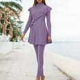 thumbnail image 2 of MuXiKeJi Clothes Women Modest Swimsuits Swimwear Full Body Swim Tops Pants Hijab 4 Piece Rash Guard S-XL, 2 of 6