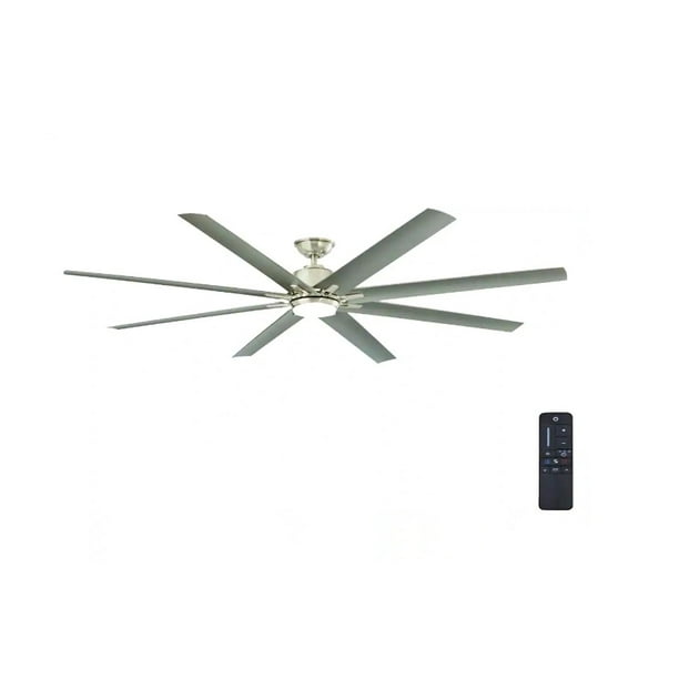 Home Decorators Kensgrove 72" LED Brushed Nickel Ceiling Fan w/Remote