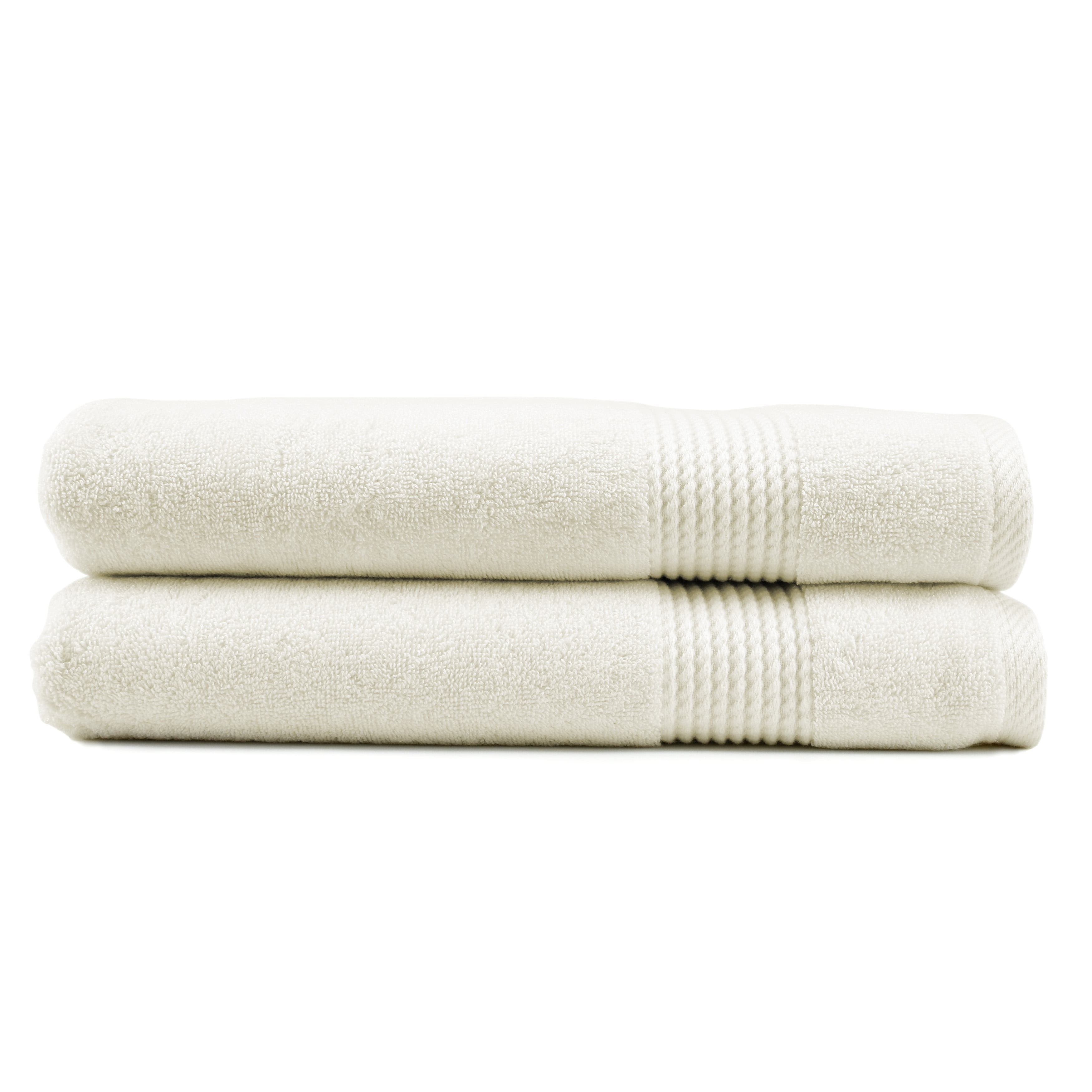 Lara 2 Pcs Turkish Cotton Bath Towel Set 