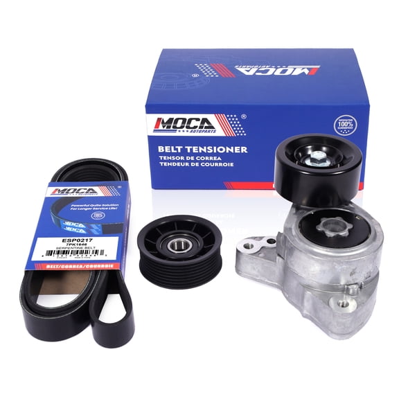 MOCA AUTOPARTS 90K-38278 Serpentine Belt Drive Component Kit Fit for 2006-2011 Honda Civic L4 2.0L