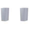 thumbnail image 1 of Bote de basura con tapa abatible Inteprter Gris 10.2L, 1 of 6