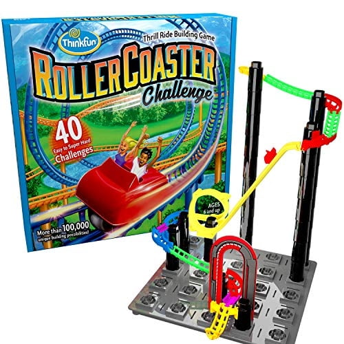 ThinkFun Roller Coaster Challenge STEM Toy and Building Game para niños y niñas de 6 años ThinkFun Think Fun