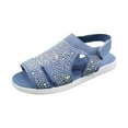 thumbnail image 5 of VerPetridure Women's Sandals Summer Casual Breathable Rhinestone Hida Comfortable Shoes Sandals, 5 of 6