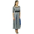 thumbnail image 3 of Bimba Women Designer Kurti Front Slit Pattern Kurta Long Dress Indian Clothing, 3 of 8