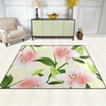 thumbnail image 3 of Coolnut Lightweight Carpet Mats, 5'3" x 4' Area Soft Rugs, Floor Mat Rug Home Decoration for Kids Room Living Room, 63"x 48" Pink Madonna Lily, 3 of 6