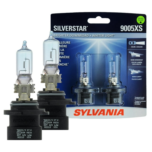 Par de bombillas halógenas Sylvania 9005XS SilverStar para vehículos