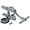 Gray, variant on Oasiva Sit Up Assistant Device Floor Sit Up Bar with Suctions Cups for Abdominal Workout