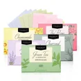 thumbnail image 2 of 100 toallitas absorbentes de papel facial portátiles para el control de la grasa, hojas de té verde, toallitas para el rostro aceitosas, toallitas para limpiar el maquillaje, 2 of 5