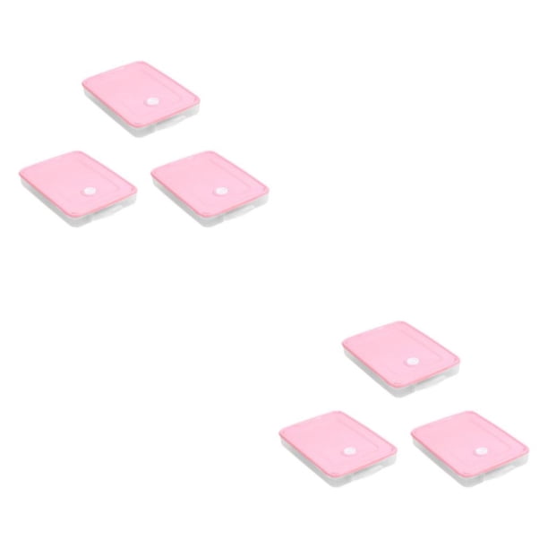 Billuyoard 3 unids/set caja para el frigorífico para almacenamiento conveniente de alimentos contenedor de almacenamiento de alimentos caja de sakura rosa 1 capa y 1 funda 2Conjunto
