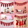 thumbnail image 5 of Dalrosia Bow Garland Banner for Bachelorette Party Decorations Satin Ribbon Bow Knot Hanging Garland Banner Red Coquette Birthday Decor for Bridal Shower Wedding Engagement Party Supplies Favors, 5 of 5