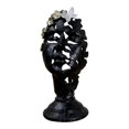 thumbnail image 1 of Estatuilla de rostro humano, estatua moderna, decoración del hogar, adorno de escritorio, escultura abstracta para estante, mesa de comedor, oficina, Negro, 1 of 8