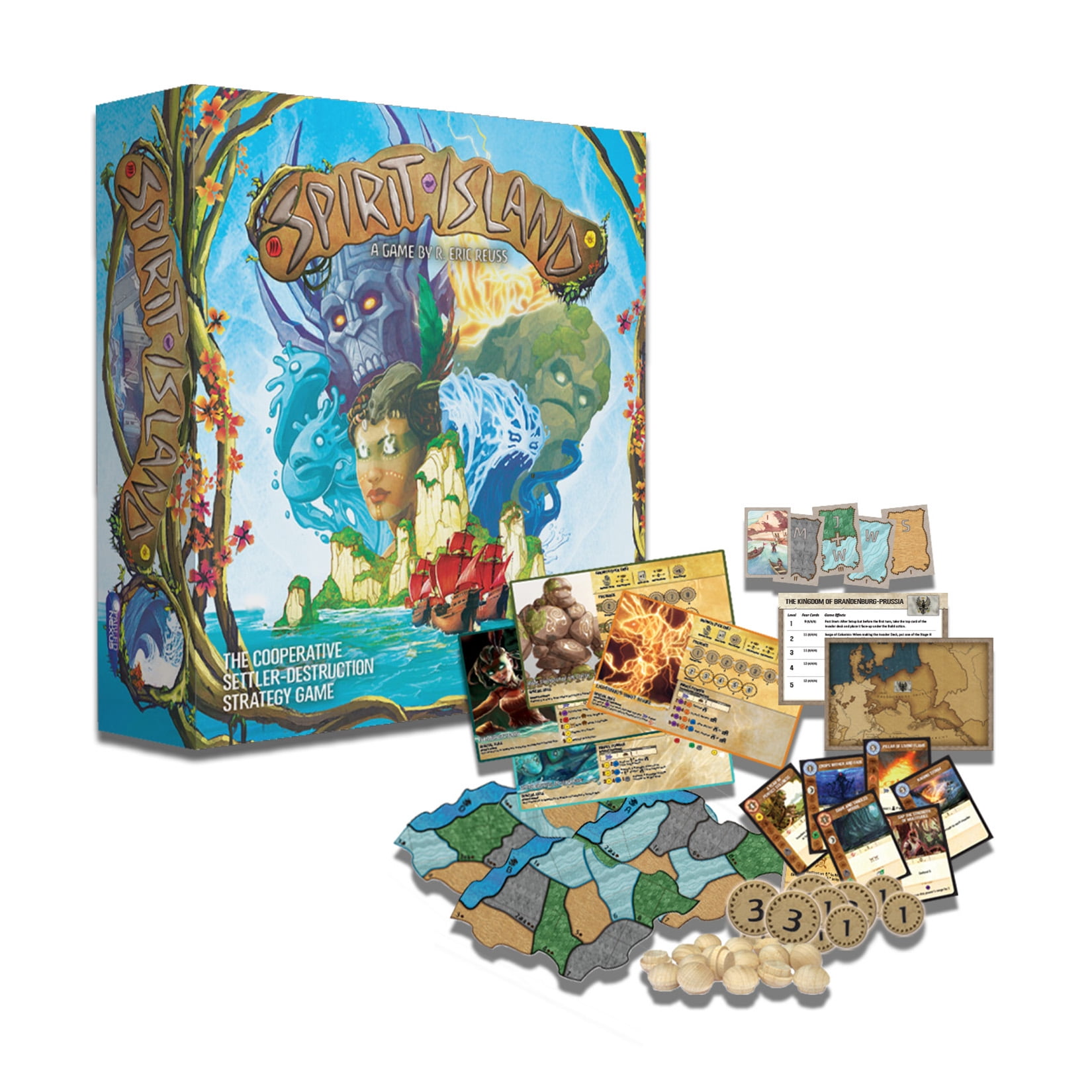 Greater Than Games Spirit Island Board Game Walmart Com Walmart Com