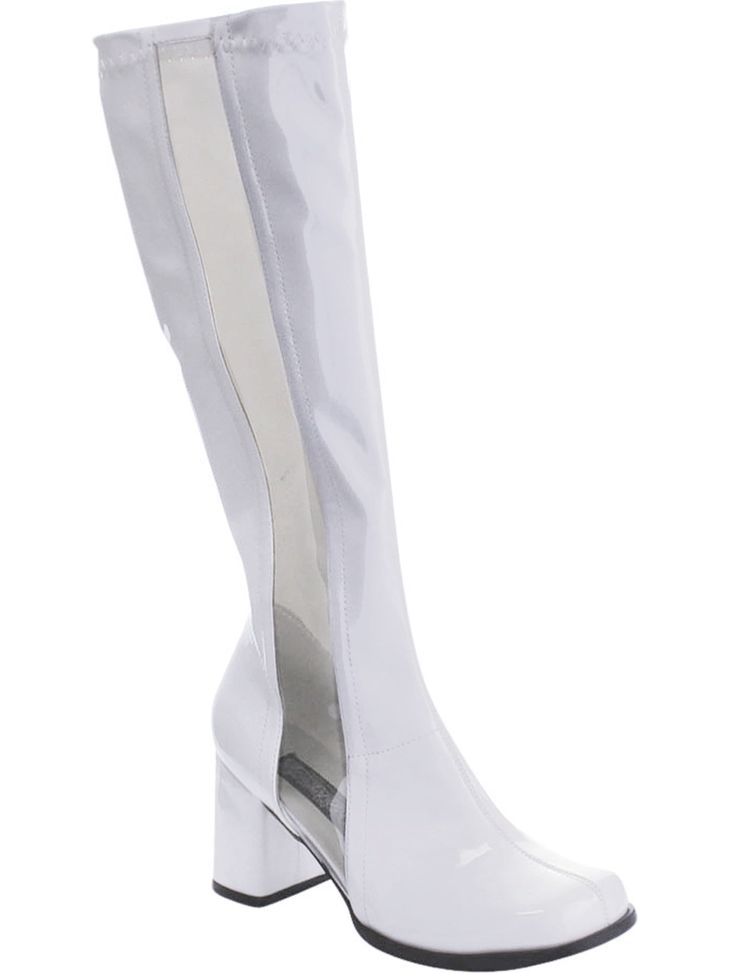 clear white boots