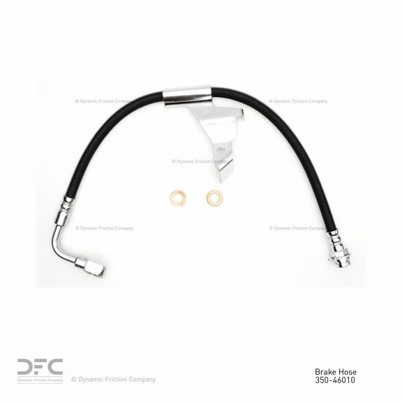Front Left Dynamic Friction Company Brake Line Hose 350-46010 For 1990-1992 Cadillac Fleetwood, 1990-1993 Cadillac DeVille