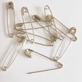 thumbnail image 2 of Safety Pins Size 2 (1 1/2") Silver Tone Bulk PK/100 Made in USA, 2 of 5