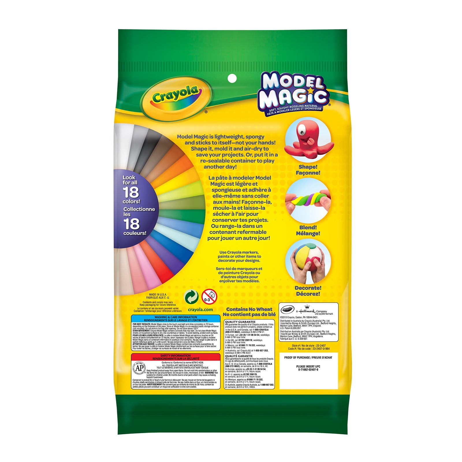 8 Packs: 6 ct. (48 total) Crayola Model Magic Craft Pack