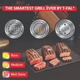 thumbnail image 2 of T-Fal, Electric Grill, OptiGrill Stainless Steel XL 6 Servings 9 Intelligent Automatic Cooking Modes 1800 Watts Nonstick Removable Plates, Dishwasher Safe, Panini Press Sandwich Maker, 2 of 5