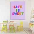 thumbnail image 3 of Stupell Industries Contemporary Life Is Sweet Gummies Canvas Art, 36 x 48, by LISH Creative, 3 of 8