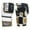 Black/Gold, variant on Ringside Omega Sparring Boxing Gloves, Silver/Yellow, 16 oz.