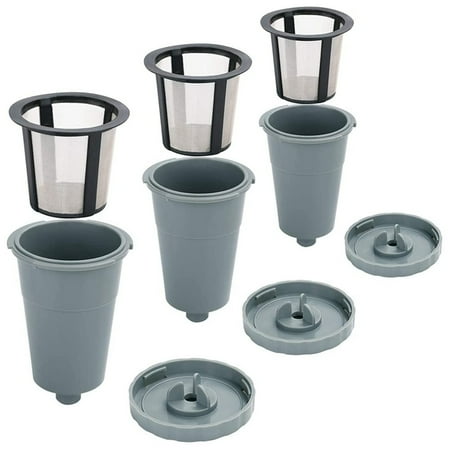

Reusable Capsules Pods Coffee Filters Replacement Compatible for 1.0 Fit B30 B40 B50 B60 B70 Series