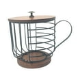 thumbnail image 1 of simhoa Coffee Pod Holder Iron Coffee Capsule Storage Basket for Cafes Counter Hotel black, 1 of 8