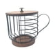 thumbnail image 1 of Organizador de cápsulas de café, recipiente para 25 cápsulas de café de 52 mm, café moderno negro, 1 of 9