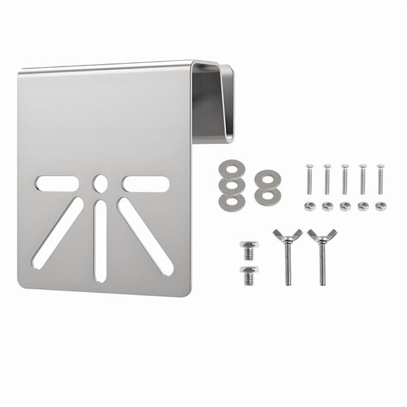 Metal Gutter Mount Bracket for S340 Wall Mount Solar Security Camera Mount for Outdoor Anti-Rust Screws No Drilling