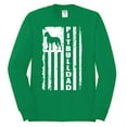 thumbnail image 2 of Pitbull Dad Dog Dag Funny Gift | Mens Dog Lover Long Sleeve T-Shirt, Kelly, Large, 2 of 4