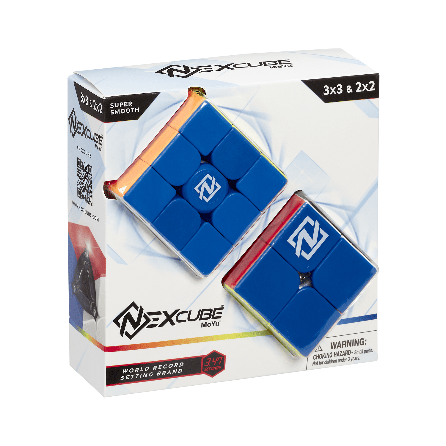 Goliath Brand NEXcube 3x3 & 2x2 Classic Stickerless Speed Cube