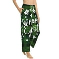 thumbnail image 2 of Sigee Happy Easter Print Women's Soft Pajama Pants - Breathable and Comfortable Lounge Sleep Bottoms with Elastic Waistband and Pockets-Large, 2 of 9