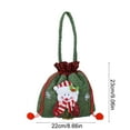 thumbnail image 2 of Christmas Gift Bag Christmas Eve Gift Box Velvet Gift Bag Christmas Packaging, 2 of 5