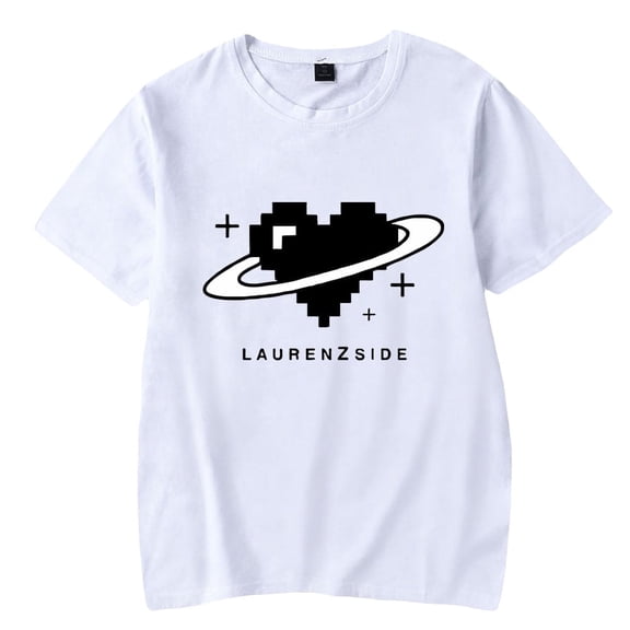 LaurenzSide Short Sleeve T-shirts Fashion Tee Shirt Unisex Streetwear Harajuku Hip Hop Clothes