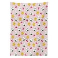 thumbnail image 3 of Ambesonne Japan Tablecloth Rectangular Table Cover, Japanese Food, 52"x70", Multicolor Pink, 3 of 4