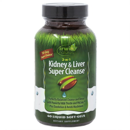 Irwin Naturals 2-IN-1 Kidney & Liver Super