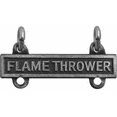 thumbnail image 1 of Army Qualification Bar Flame Thrower (Oxidized Finish), 1 of 1