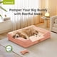 thumbnail image 5 of Cama Ortopédica para Perros CWAWZ con Gel Refrescante 91x69 cm Durazno Rosa, 5 of 9