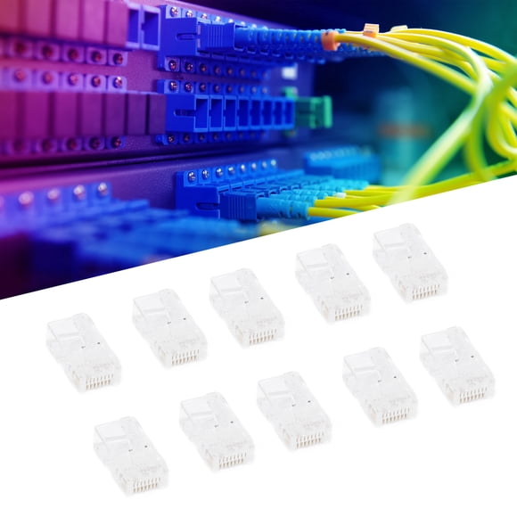 Conector R, 100 piezas TF1013D CAT5 RJ45 Acoplador Ethernet Conector Ethernet Uso conveniente