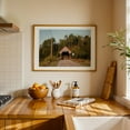 thumbnail image 3 of Orne Covered Bridge, Irasburg - Irasburg Vermont Photography Bridge Autumn Rural Woodland Scenic Architecture Landscape Oak Framed Wall Art Print 16 x 24 inches, 3 of 6