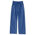 thumbnail image 5 of HOMADLES Men's Loose Fit Jeans Straight Leg Stretch Soft Casual Pants Side Pocket Fashion Pants Dark Blue Size 2XL, 5 of 6