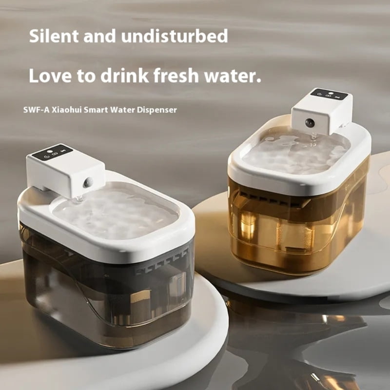 AOOOWER Cats Water Dispenser Mute Working Automatic Pet Fountain Dogs Waterer for Indoor Pet Easy to Clean Healthy Drinking