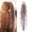 Pink, variant on 24 Inch Elastic Braided Dreadlock Ponytail Extension, Clip In Boho Hairpiece With Shell Charm Beads For Daily Party Hairstyle(Pink)