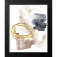 thumbnail image 2 of Goldberger, Jennifer 12x14 Black Modern Framed Museum Art Print Titled - Golden Ring I, 2 of 5