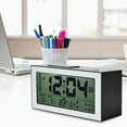 thumbnail image 3 of Exquisite DigitalElectronic Desk Table Alarm Clock Temperature Date Dispaly (Black), 3 of 6