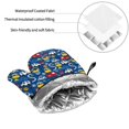 thumbnail image 6 of Salouo Animals Rescue Team for Oven Mitts and Potholders BBQ Gloves-Oven Mitts and Pot Holders Non-Slip Cooking Gloves for Cooking Baking Grilling (4-Piece Set), 6 of 6