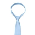 thumbnail image 5 of Men's Solid Color Woven Formal Tie Business Weddings Special Occasions Necktie, 3.15"(8 cm) Width, 5 of 8