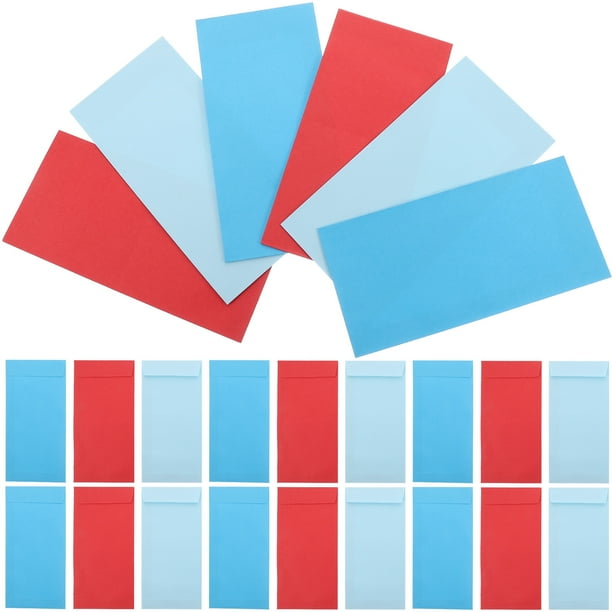 Sobres para efectivo de 30 piezas, sobres autoadhesivos, sobres de papel coloridos, sobres multifunción