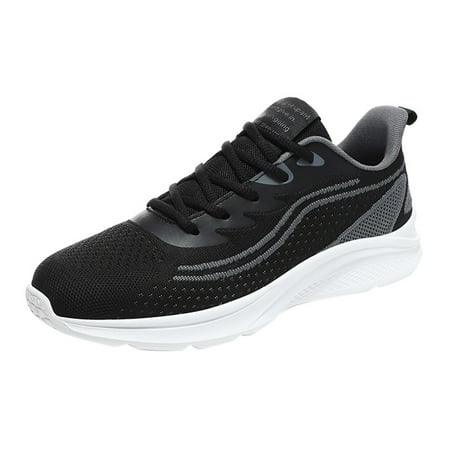 Sngxgn Mens Slip on Walking Shoes Non Slip Breathable Lightweight Sneakers Athletic Tennis Running Shoes for Gym Travel Jogging(A 9)